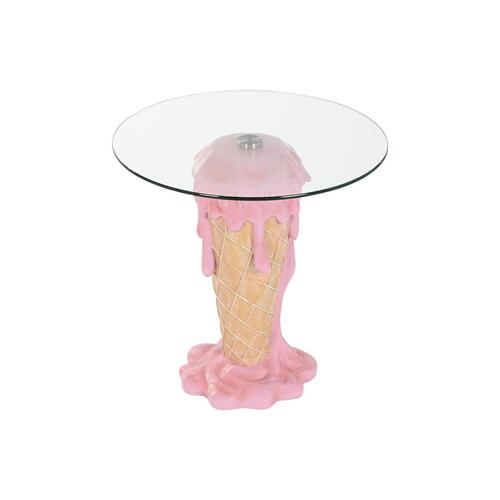 Sofabord Home ESPRIT Pink 48 x 48 x 49 cm