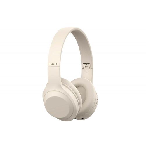 Bluetooth Hovedbånd Hovedtelefoner Havit H628BT Beige