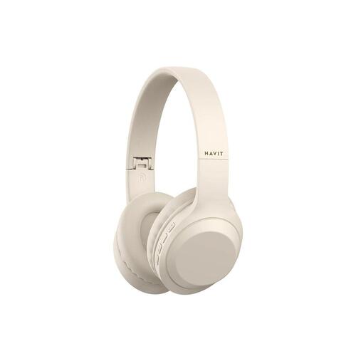 Bluetooth Hovedbånd Hovedtelefoner Havit H628BT Beige