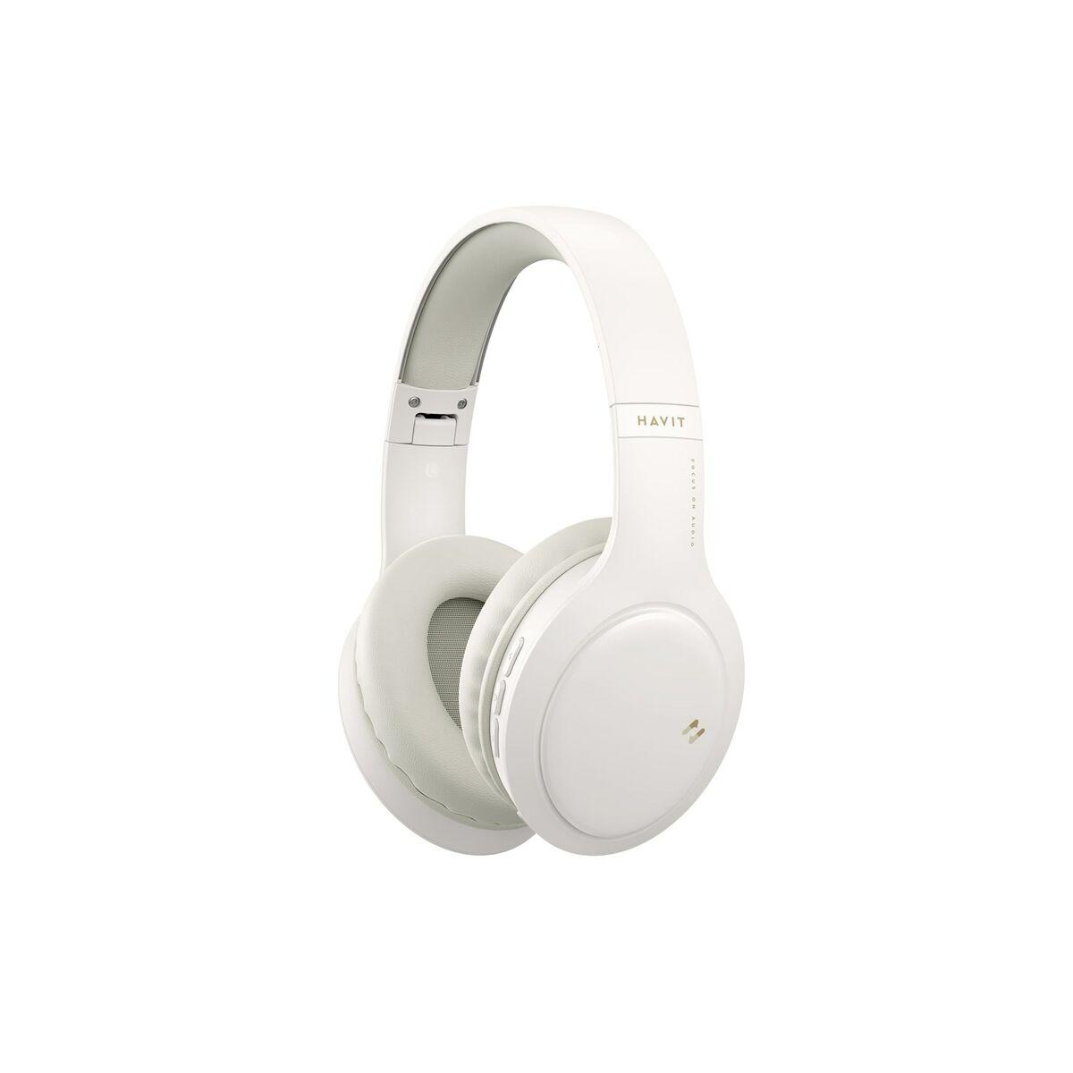 Bluetooth Hovedbånd Hovedtelefoner Havit H633BT Beige