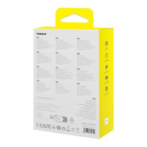 Powerbank Baseus P10022109113-00 Sort 10000 mAh