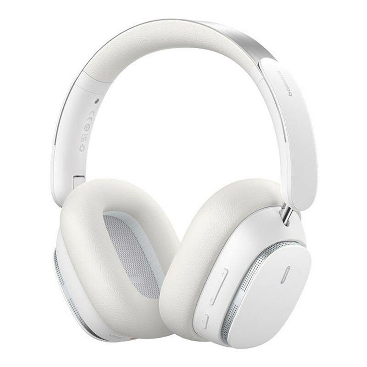 Bluetooth Hovedbånd Hovedtelefoner Baseus Bowie H1 Pro Hvid