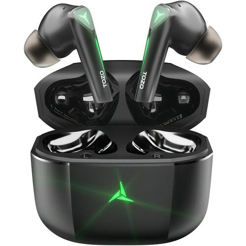 Trådløse høretelefoner med etui til opladning TOZO Gaming Pods Sort