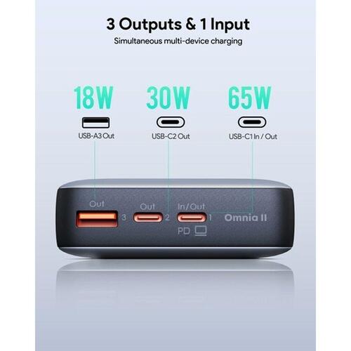 Powerbank Aukey PB-Y43 Sort 20000 mAh