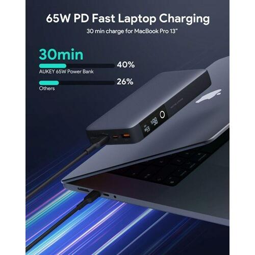 Powerbank Aukey PB-Y43 Sort 20000 mAh