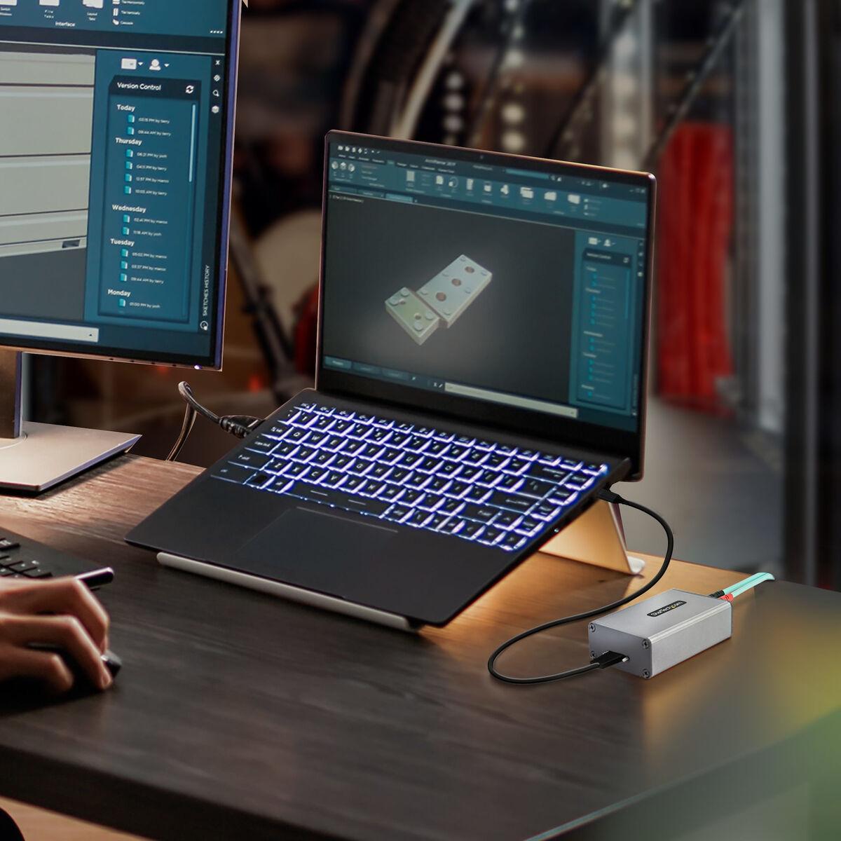 Startech USB-kabel F35023-USB-EXTENDER - USB-A forlænger med 2 porte