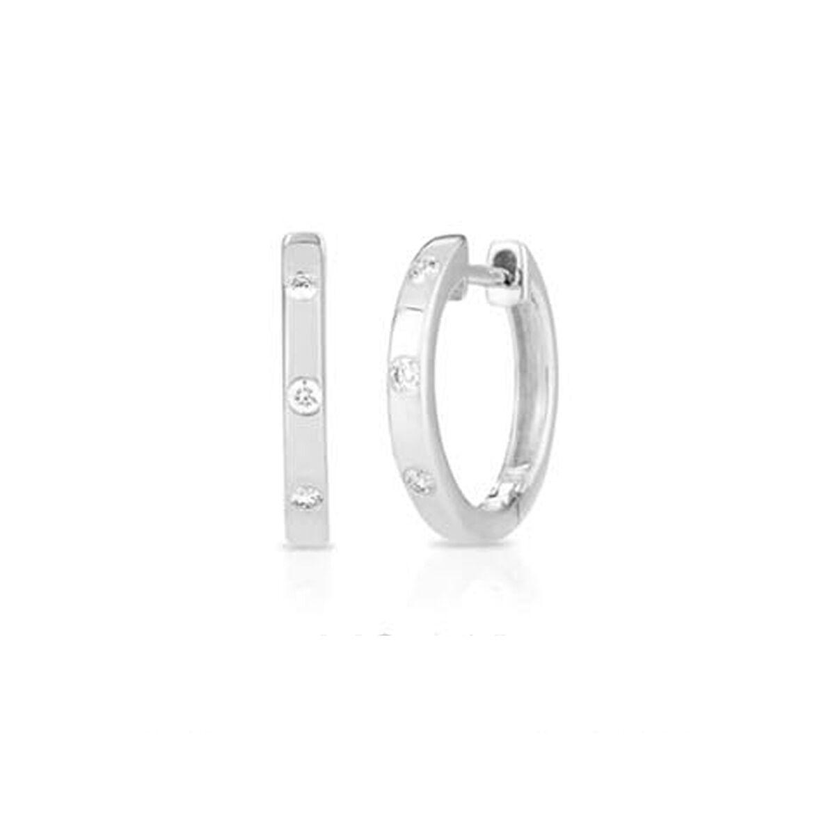 LIU JO LJ2461 øreringe til kvinder - sølvfarvet creoler