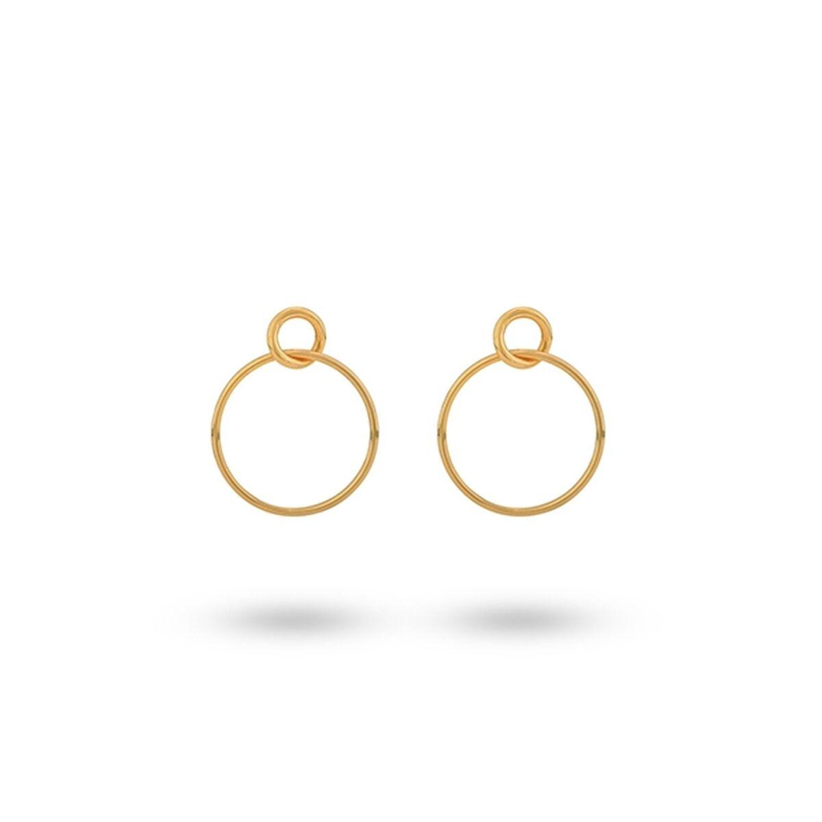 24KAE øreringe til kvinder - gylden (42409Y)
