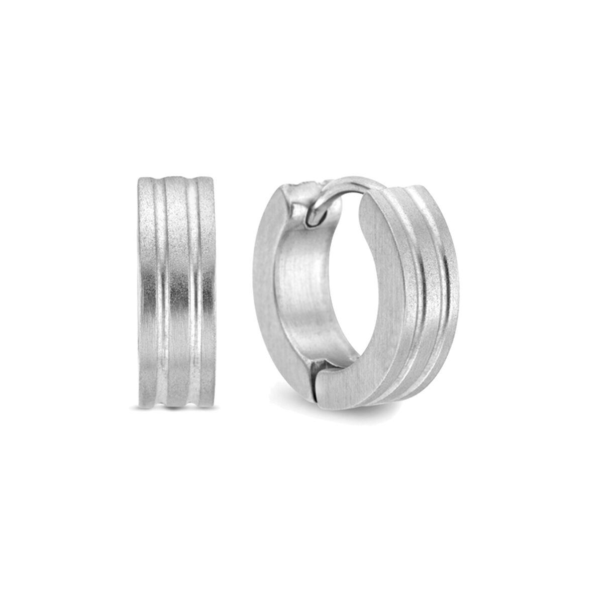 Frank 1967 øreringe til kvinder - sølvfarvet (7FE-0006)