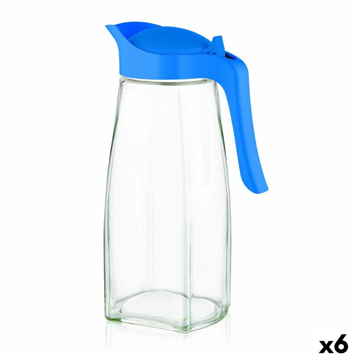 Arcoglass kande i glas med låg og doseringsdispenser 1,5 l - 6 stk.