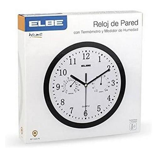 Vægur ELBE RP-1005-N Hvid/Sort