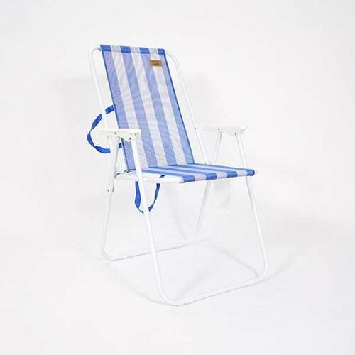Ociotrends strandstol - blå, 53 × 44 × 88 cm