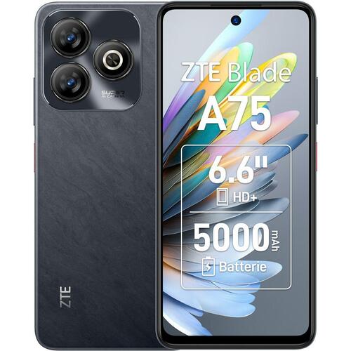 Smartphone ZTE Blade A75 6,6" UNISOC T606 4 GB RAM 128 GB Sort