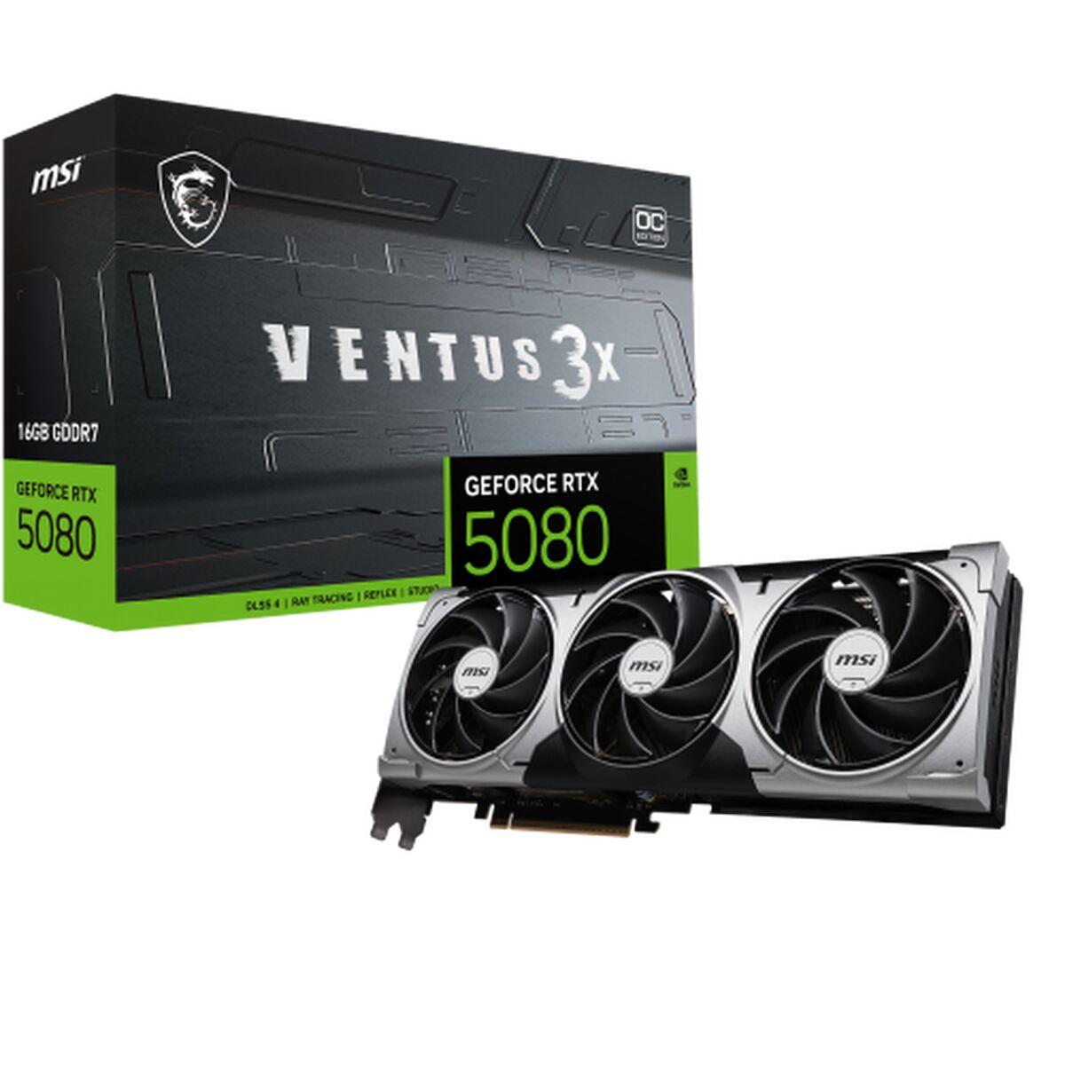 Grafikkort MSI RTX 5080 16G VENTUS 3X OC 16 GB