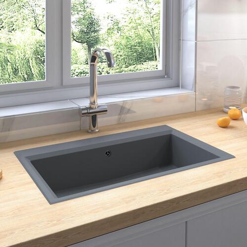 Køkkenvask Grå 790x500x193 mm Granit