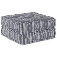 2-Personers Modul Pouf Sofa Konvertibel Lys Grå Stof