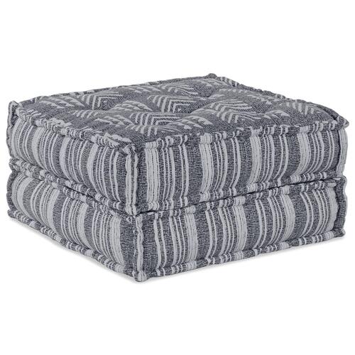 2-Personers Modul Pouf Sofa Konvertibel Lys Grå Stof