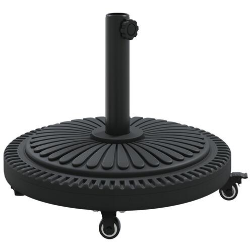 Parasolfod med hjul til Ø38-48 mm stænger 13 kg Rund
