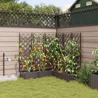 Haveplanter med vandingssystem 5 stk Brun