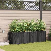 Haveplanter med Vandingssystem 4 stk Sort