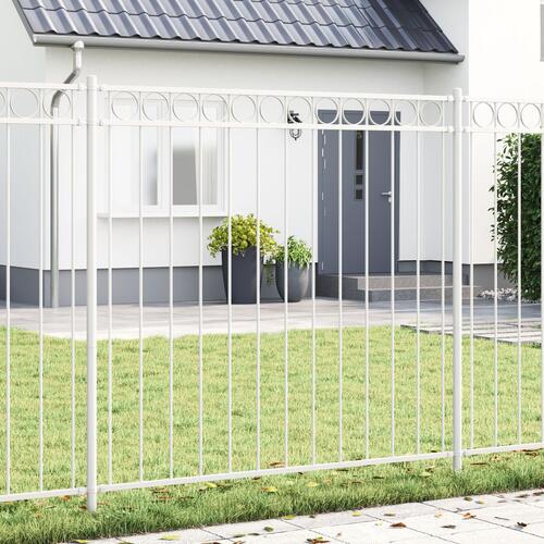 Havehegn Hvid 1,7x1,5 m Stål