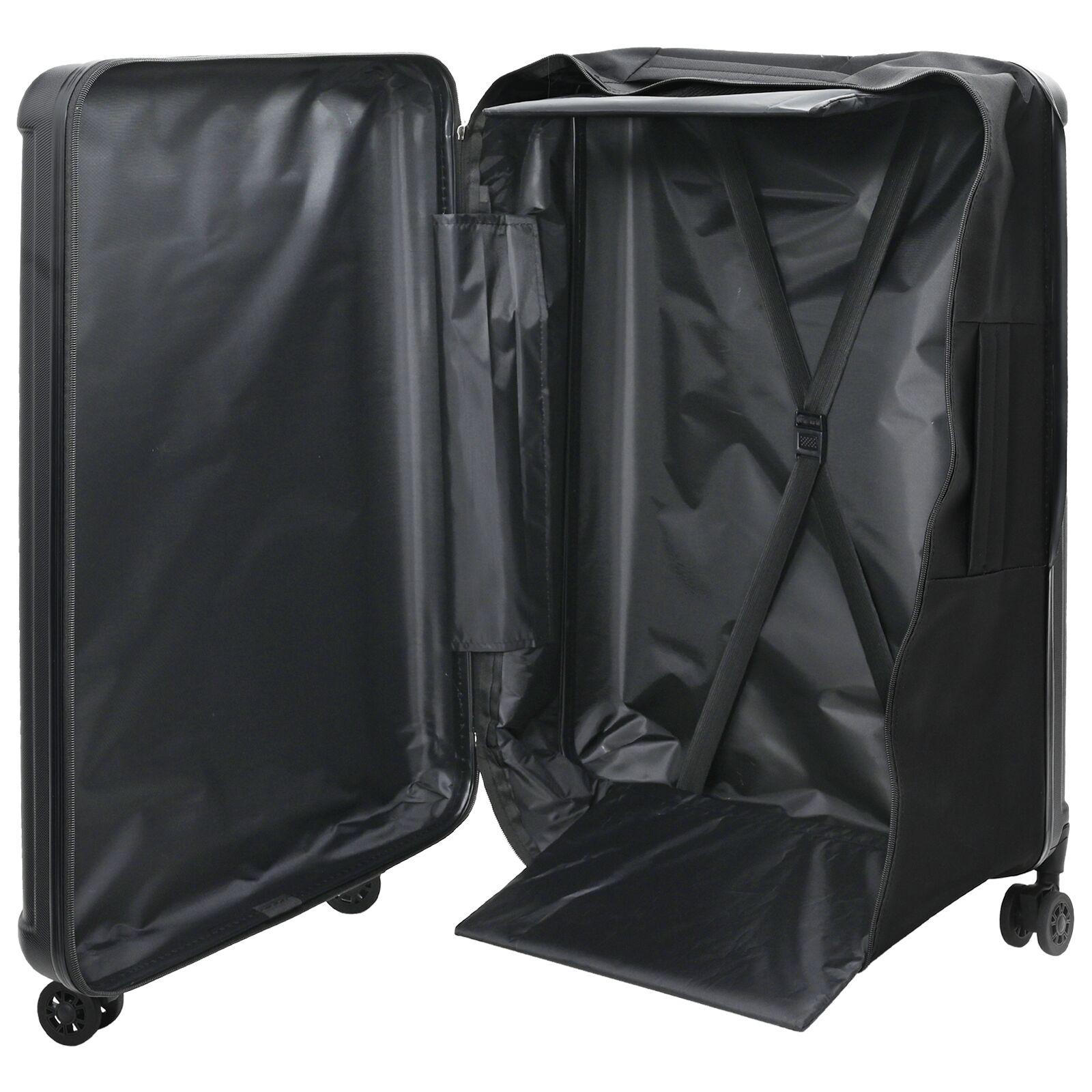 Sammenfoldelig Kuffert Hård Skal 28'' Sort 50x30x76 cm ABS