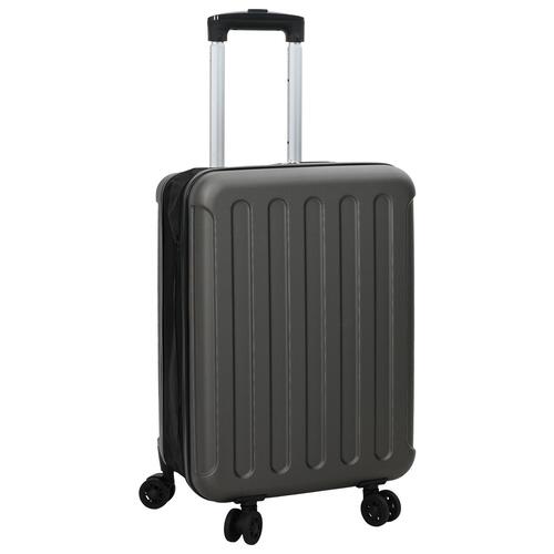 Sammenklappelig Kuffert Hårdt Skal 20'' Mørkegrå 34x23x55.5 cm ABS