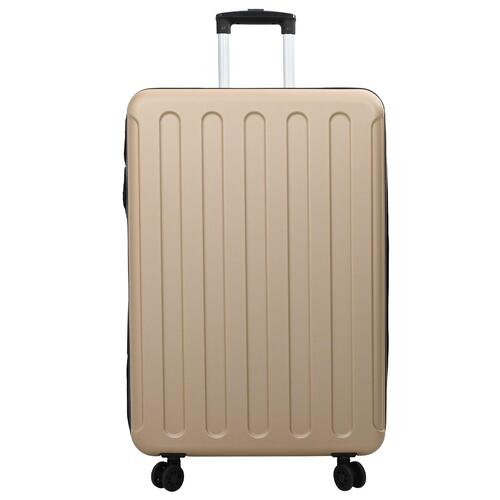 Sammenklappelig Kuffert Hårdt Skal 28'' Champagne 50x30x76 cm ABS