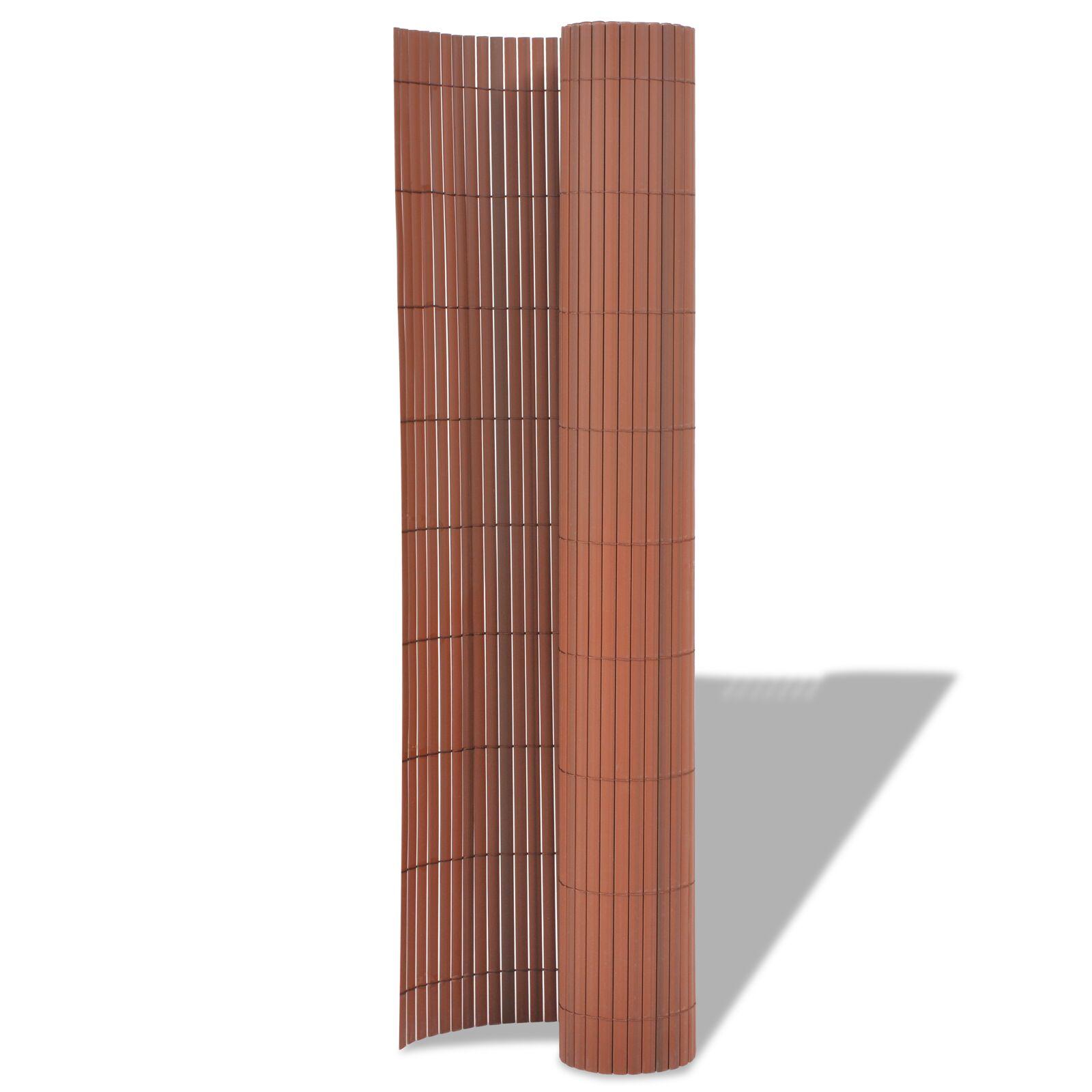 Havehegn brun 150 x 500 cm i PVC