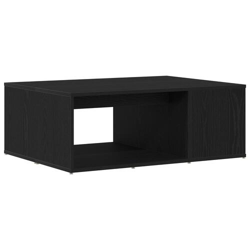 Sofabord Sort Egetræ 90x67x33 cm Konstrueret Træ