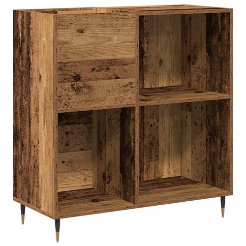 Record Cabinet Artisan Oak 84,5x38x89 cm Konstrueret Træ