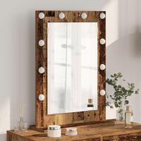 Spejl Gamle træ Solidt træ 70 x 50 x 18 cm Spejl Makeup spejl