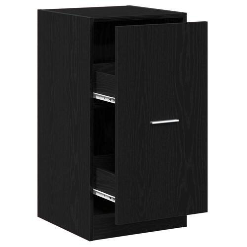 Apoteker skab Sort egetræ Konstrueret træ 40 x 41 x 77.5 cm