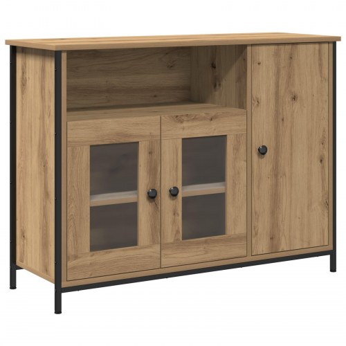 Sideboard Artisan egetræ Konstrueret træ Standard Døre