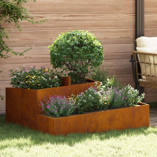 Potter & Planter Cortenstål Stor Holdbar Metalplanter