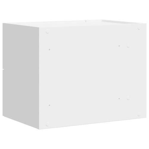 Væghængte sengeborde 2 stk. 45x30x35 cm hvid (OUTLET A+)