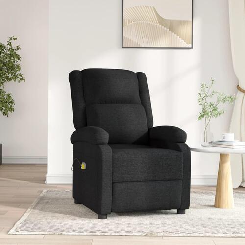 Eldrevet massagestol stof sort