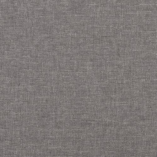 Bænk 100x35x41 cm stof lysegrå