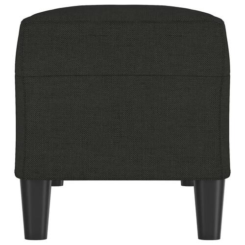 Bænk 100x35x41 cm stof sort