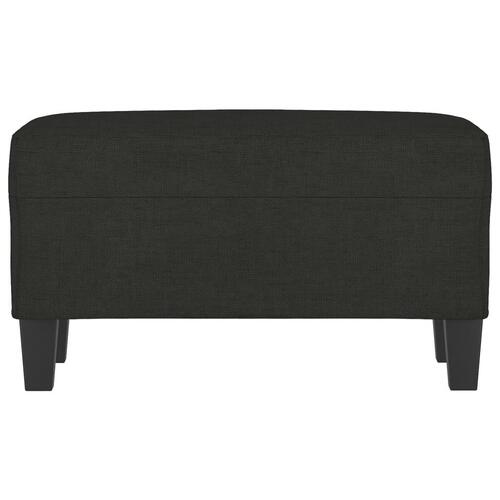 Bænk 70x35x41 cm stof sort