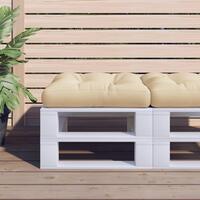 Pallehynde 60x61,5x10 cm stof beige