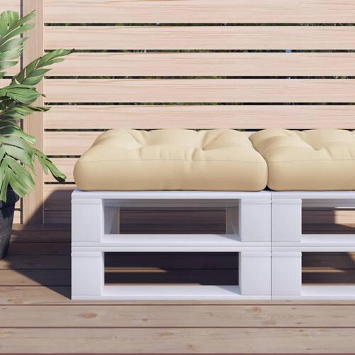 Pallehynde 60x61,5x10 cm stof beige