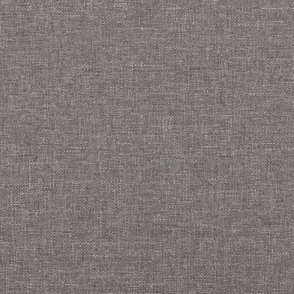 Bænk 70x35x41 cm stof lysegrå