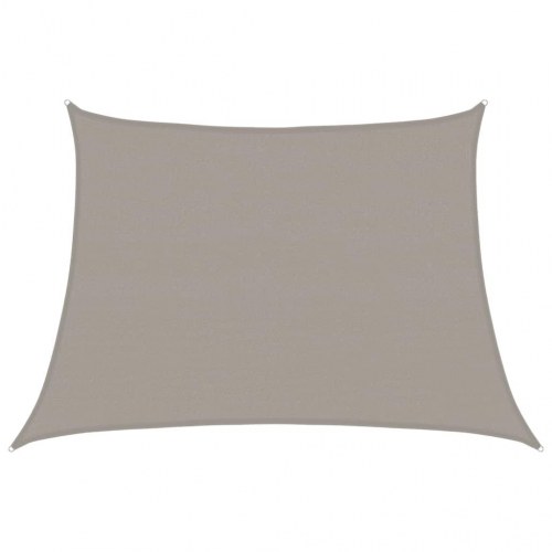 Solsejl trapez 4/5 × 3 m - HDPE 160 g/m², mørkegrøn