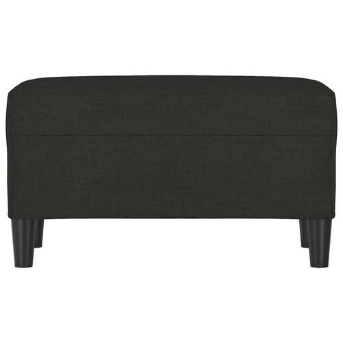 Bænk 70x35x41 cm stof sort