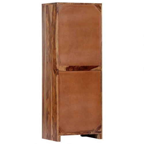 Sideskab 40x30x110 cm massivt akacietræ