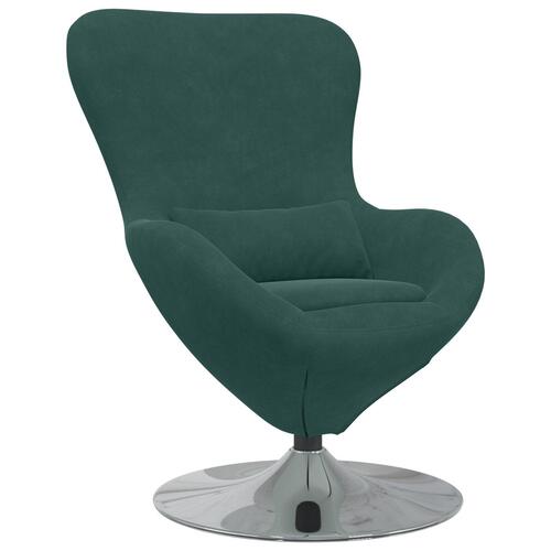 Ægge Stol Mørkegrøn Velour