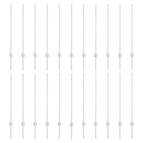 Hegnspæle 44 stk U-kanal Sølv 140 cm Stål