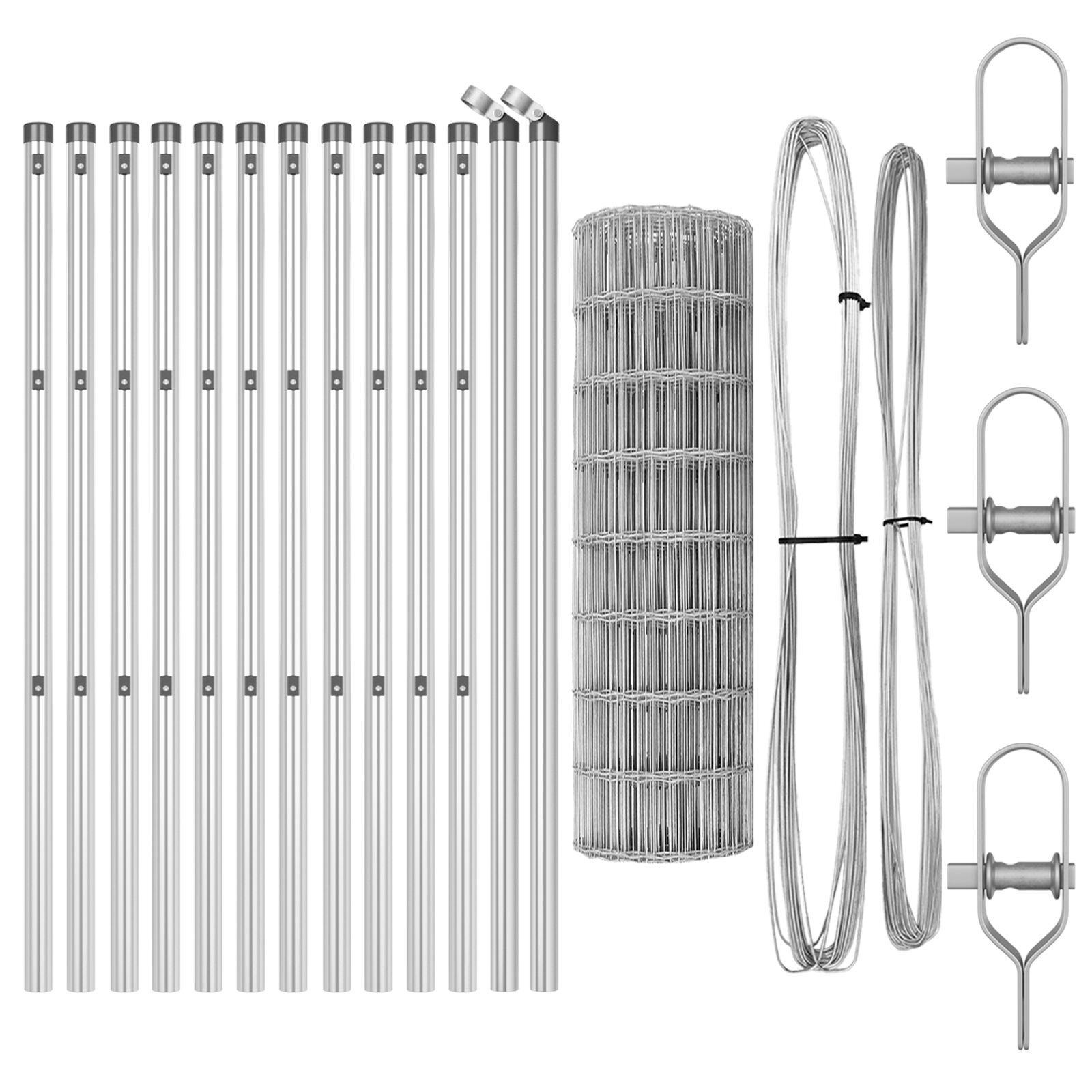 Euro Hegn med 13 Pæle 0.6x25 m Galvaniseret Stål