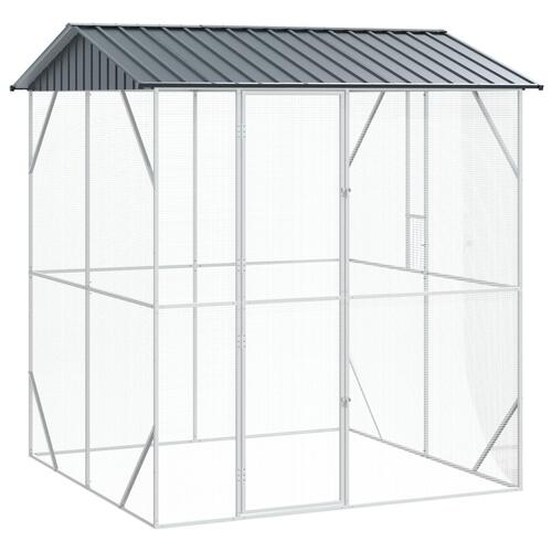 Fugle Voliere Anthracite 210x227x247 cm Stål